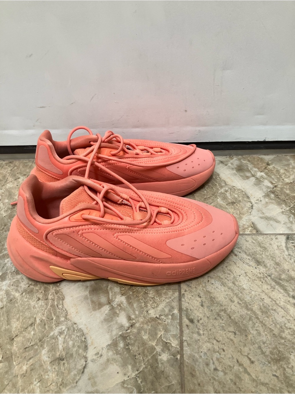Adidas Ozelia Evk 2k 4001 Pink Adiprene Shoes Sneakers Running Lace-up Size 4
